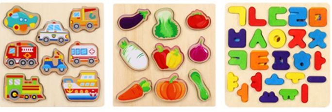 원목 퍼즐 세트